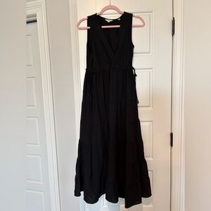 Max Studio black midi dress
